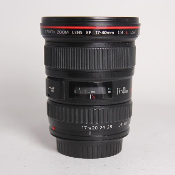 Used Canon EF 17-40mm f/4L USM Ultra Wide Angle Zoom Lens