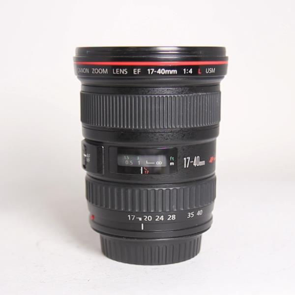 Used Canon EF 17-40mm f/4L USM Ultra Wide Angle Zoom Lens