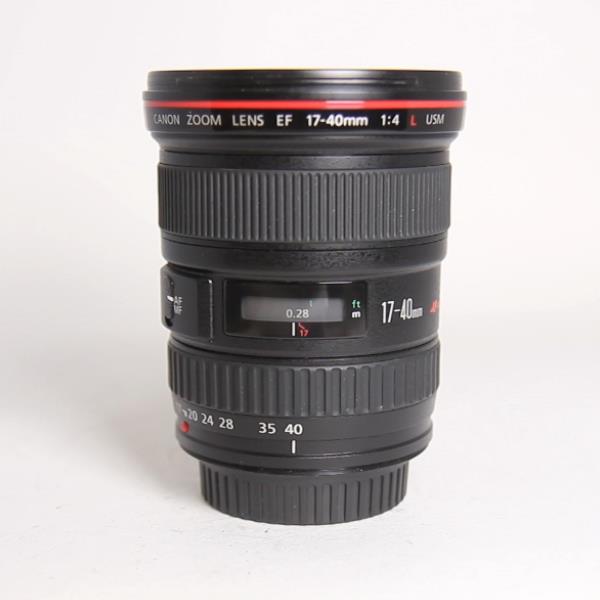 Used Canon EF 17-40mm f/4L USM Ultra Wide Angle Zoom Lens