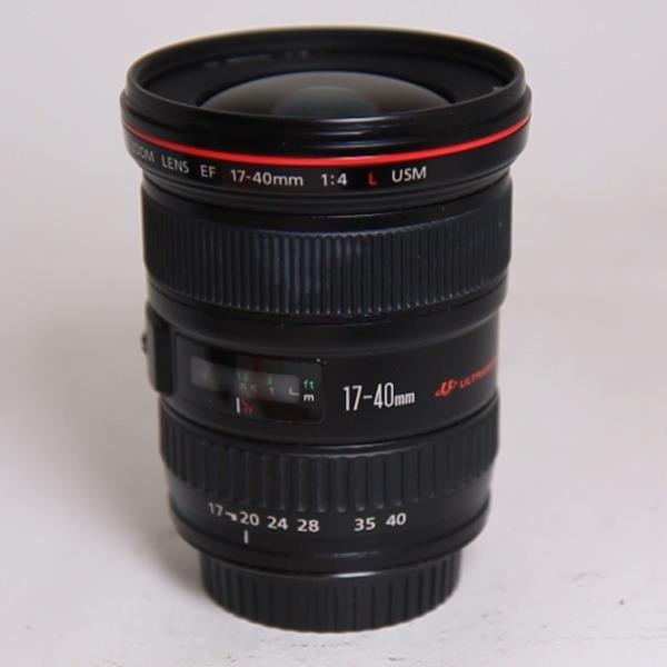 Used Canon EF 17-40mm f/4L USM Ultra Wide Angle Zoom Lens