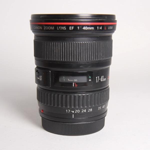 Used Canon EF 17-40mm f/4L USM Ultra Wide Angle Zoom Lens