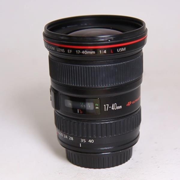 Used Canon EF 17-40mm f/4L USM Ultra Wide Angle Zoom Lens