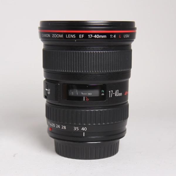 Used Canon EF 17-40mm f/4L USM Ultra Wide Angle Zoom Lens