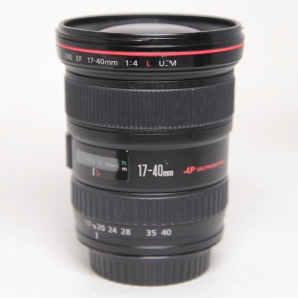 Used Canon EF 17-40mm f/4L USM Ultra Wide Angle Zoom Lens