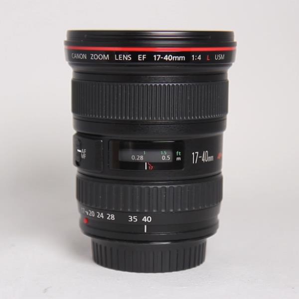 Used Canon EF 17-40mm f/4L USM Ultra Wide Angle Zoom Lens