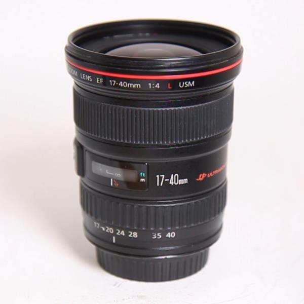 Used Canon EF 17-40mm f/4L USM Ultra Wide Angle Zoom Lens