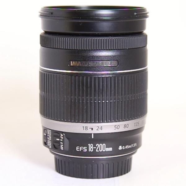 Used Canon EF-S 18-200mm f/3.5-5.6 IS Zoom Lens