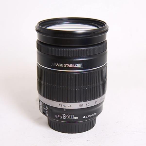 Used Canon EF-S 18-200mm f/3.5-5.6 IS Zoom Lens