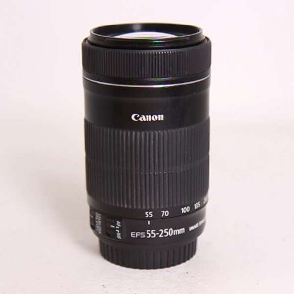 Used Canon EF-S 55-250mm f/4-5.6 IS STM Telephoto Zoom Lens