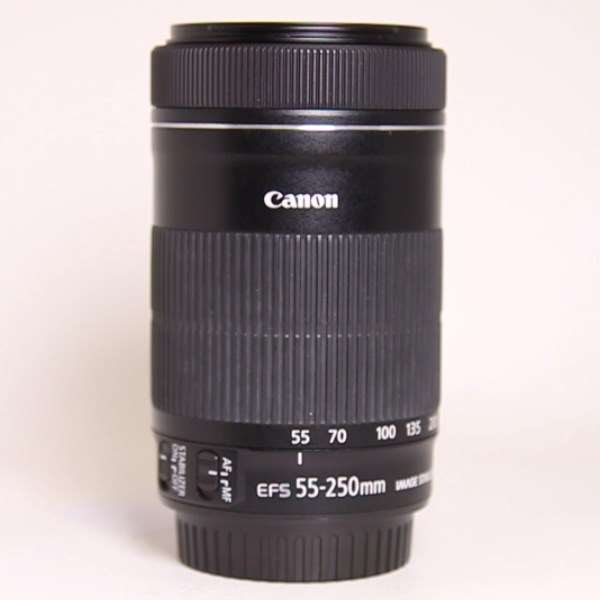 Used Canon EF-S 55-250mm f/4-5.6 IS STM Telephoto Zoom Lens