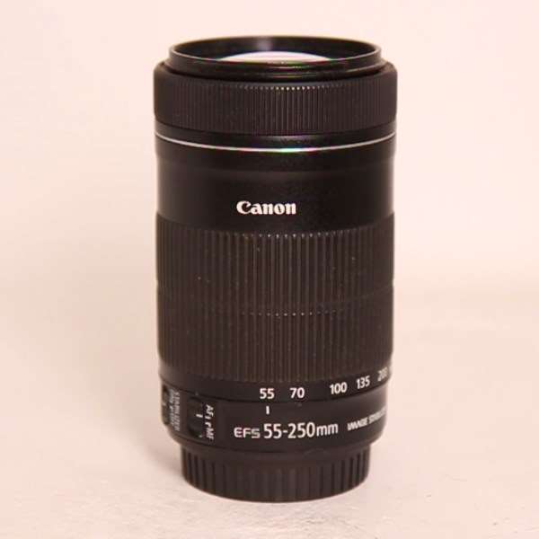 Used Canon EF-S 55-250mm f/4-5.6 IS STM Telephoto Zoom Lens