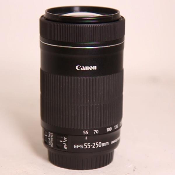 Used Canon EF-S 55-250mm f/4-5.6 IS STM Telephoto Zoom Lens