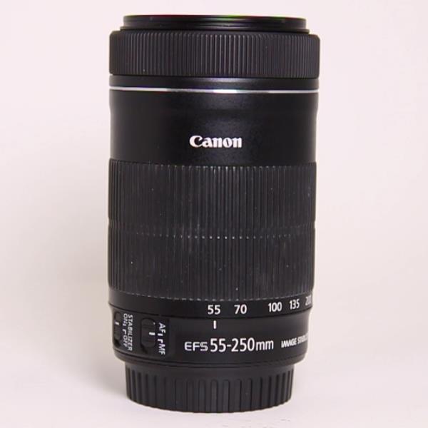 Used Canon EF-S 55-250mm f/4-5.6 IS STM Telephoto Zoom Lens