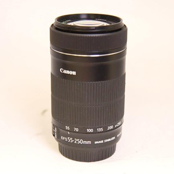 Used Canon EF-S 55-250mm f/4-5.6 IS STM Telephoto Zoom Lens