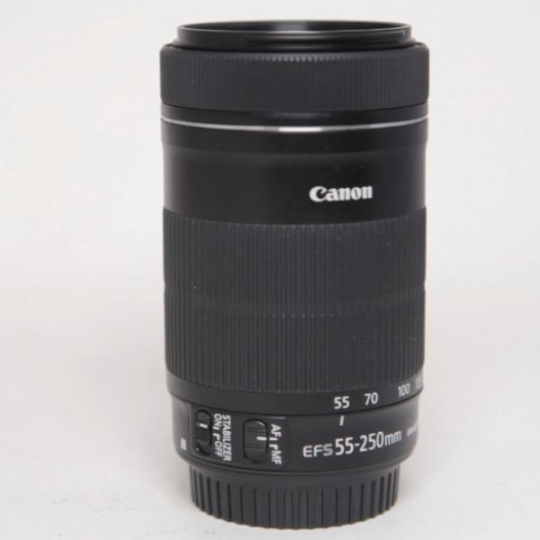 Used Canon EF-S 55-250mm f/4-5.6 IS STM Telephoto Zoom Lens