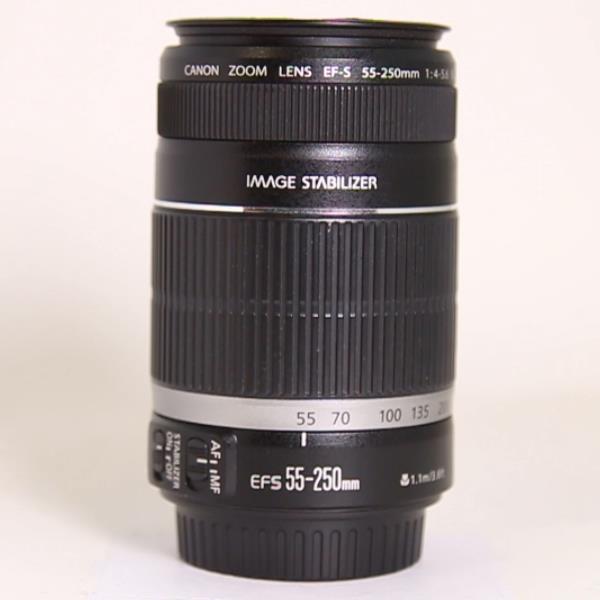 Used Canon EF-S 55-250mm f/4-5.6 IS STM Telephoto Zoom Lens