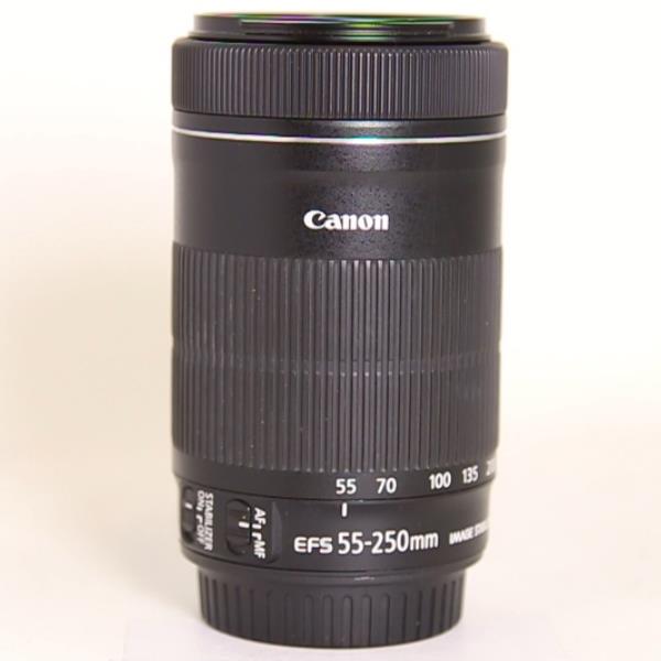 Used Canon EF-S 55-250mm f/4-5.6 IS STM Telephoto Zoom Lens