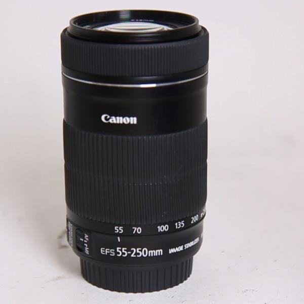 Used Canon EF-S 55-250mm f/4-5.6 IS STM Telephoto Zoom Lens