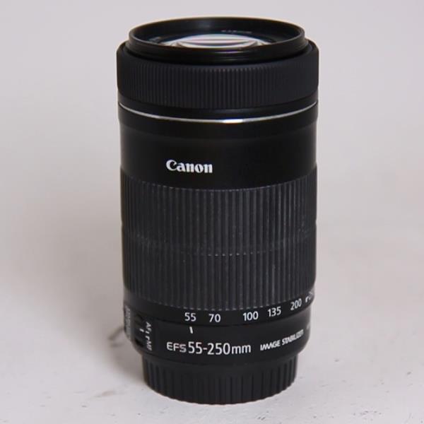 Used Canon EF-S 55-250mm f/4-5.6 IS STM Telephoto Zoom Lens