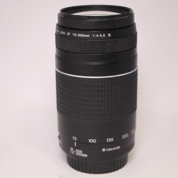 Used Canon EF 75-300mm f/4.0-5.6 Non USM MK III Telephoto Zoom Lens