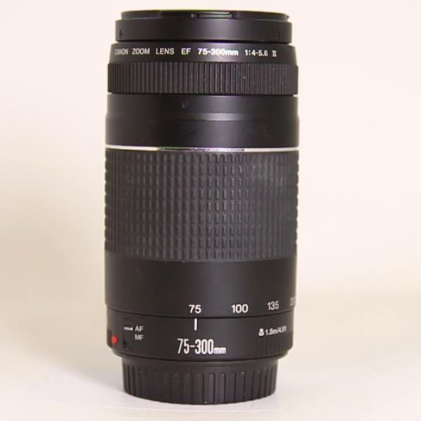 Used Canon EF 75-300mm f/4.0-5.6 Non USM MK III Telephoto Zoom Lens