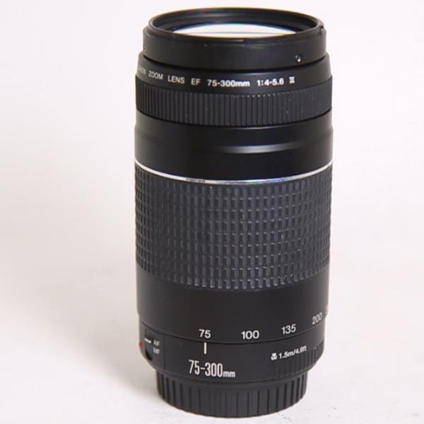 Used Canon EF 75-300mm f/4-5.6 III USM Telephoto Zoom Lens