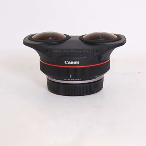 Used Canon RF 5.2mm f/2.8L Dual Fisheye VR lens