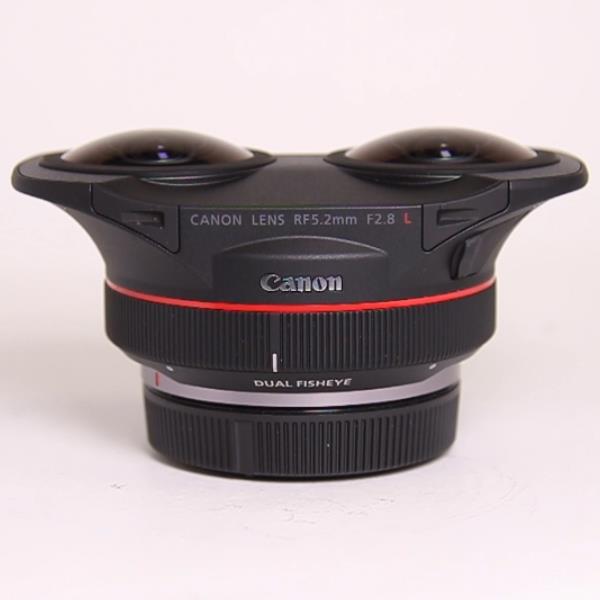 Used Canon RF 5.2mm f/2.8L Dual Fisheye VR lens