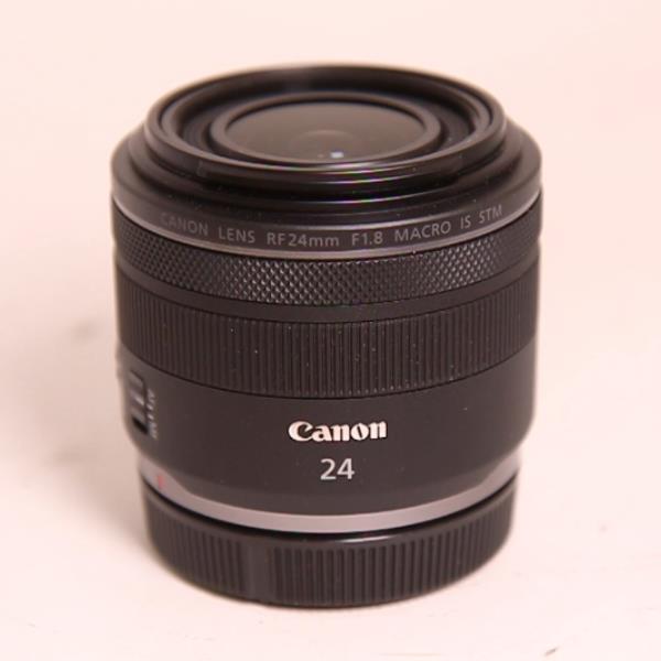 Used Canon RF 24mm f/1.8 Macro IS STM Lens