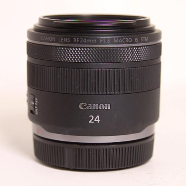 Used Canon RF 24mm f/1.8 Macro IS STM Lens
