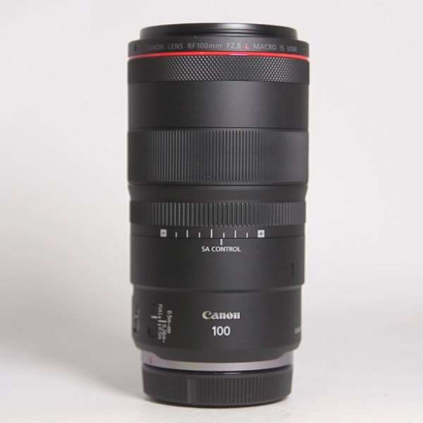 Used Canon RF 100mm f2.8 L Macro IS USM lens