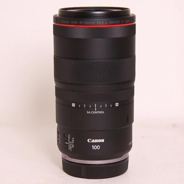 Used Canon RF 100mm f2.8 L Macro IS USM lens