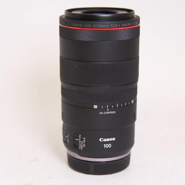 Used Canon RF 100mm f2.8 L Macro IS USM lens