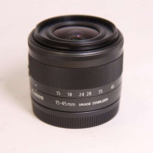 Used Canon EF-M 15-45mm f/3.5-6.3 IS STM Zoom Lens Graphite