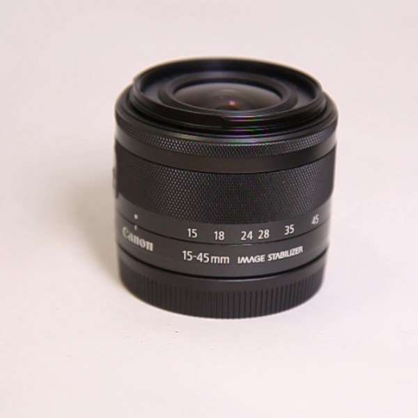 Used Canon EF-M 15-45mm f/3.5-6.3 IS STM Zoom Lens Graphite