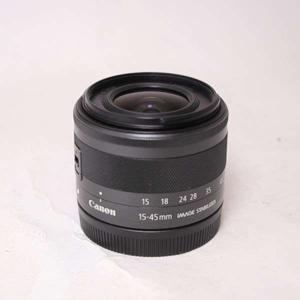 Used Canon EF-M 15-45mm f/3.5-6.3 IS STM Zoom Lens Graphite