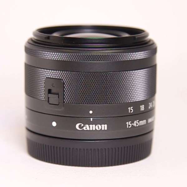 Used Canon EF-M 15-45mm f/3.5-6.3 IS STM Zoom Lens Graphite