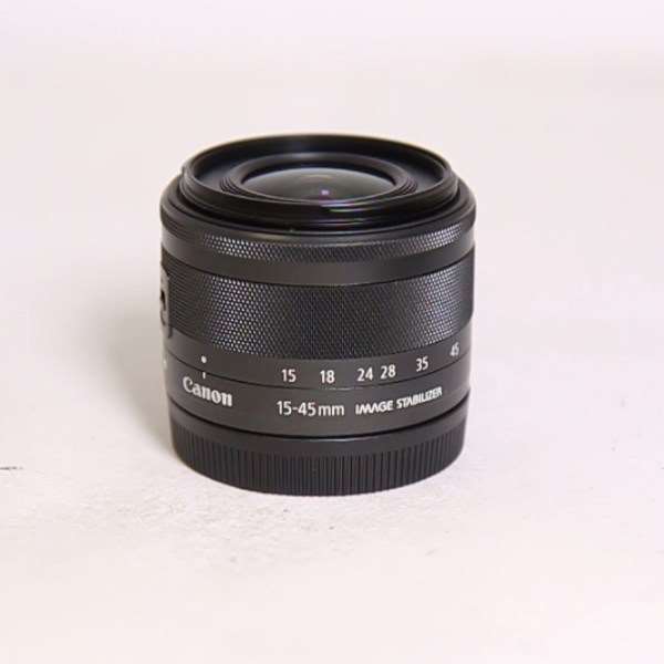 Used Canon EF-M 15-45mm f/3.5-6.3 IS STM Zoom Lens Graphite