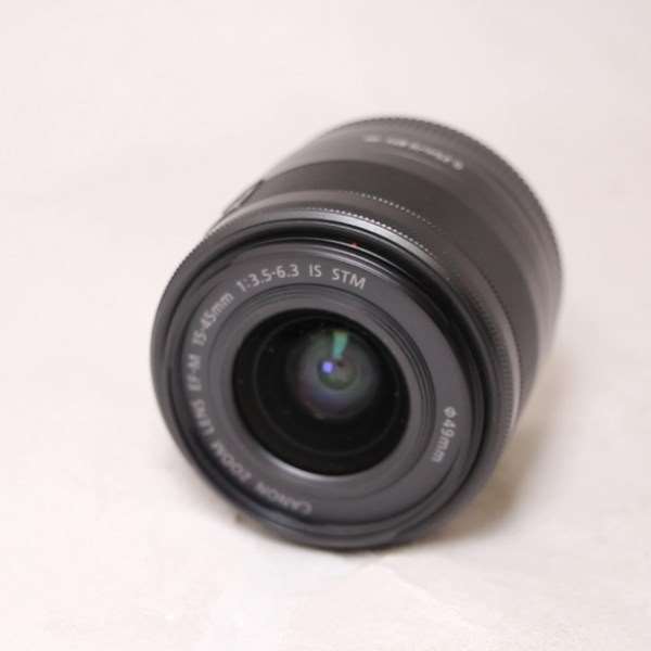 Used Canon EF-M 15-45mm f/3.5-6.3 IS STM Zoom Lens Graphite