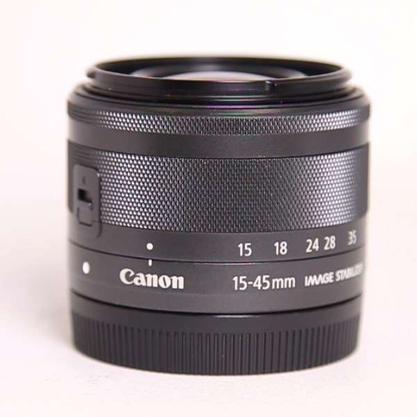 Used Canon EF-M 15-45mm f/3.5-6.3 IS STM Zoom Lens Graphite