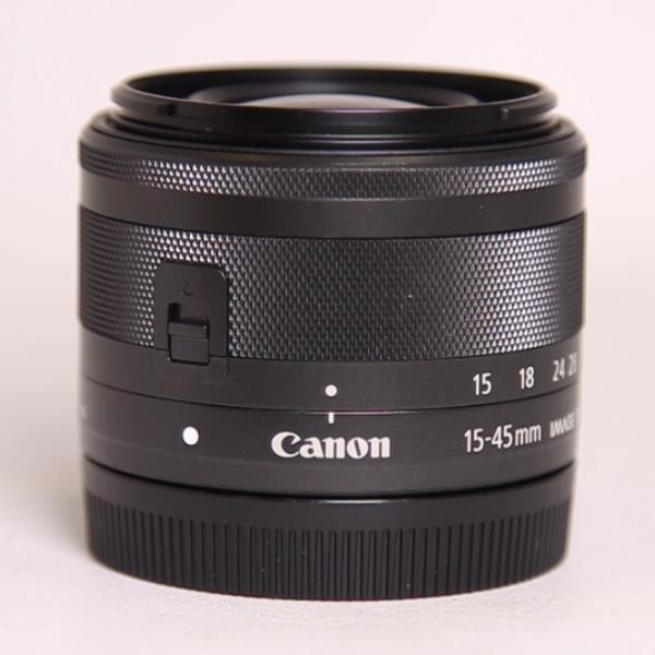 Used Canon EF-M 15-45mm f/3.5-6.3 IS STM Zoom Lens Graphite