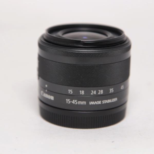 Used Canon EF-M 15-45mm f/3.5-6.3 IS STM Zoom Lens Graphite