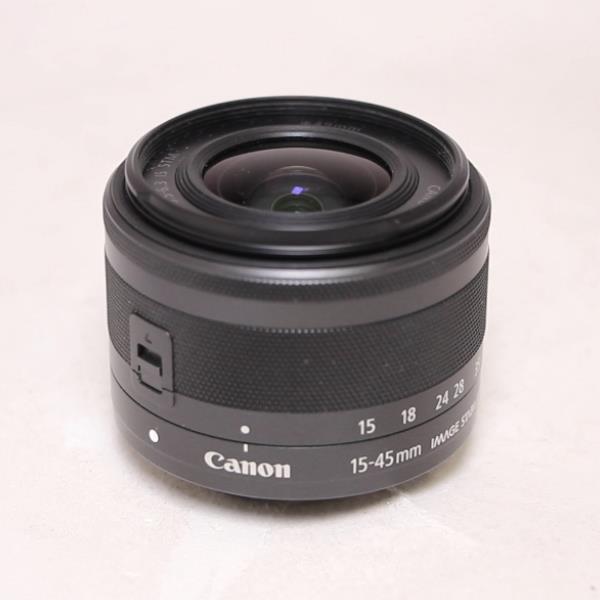 Used Canon EF-M 15-45mm f/3.5-6.3 IS STM Zoom Lens Graphite