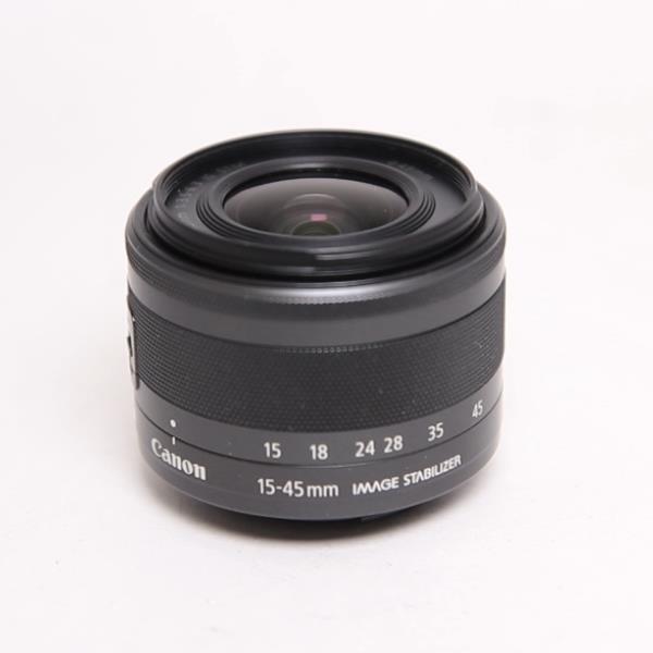 Used Canon EF-M 15-45mm f/3.5-6.3 IS STM Zoom Lens Graphite