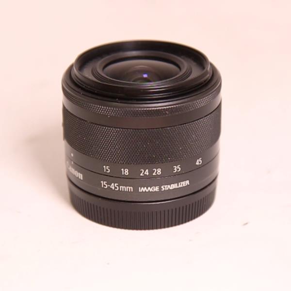 Used Canon EF-M 15-45mm f/3.5-6.3 IS STM Zoom Lens Graphite