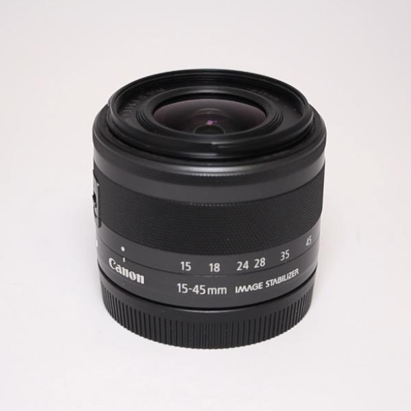 Used Canon EF-M 15-45mm f/3.5-6.3 IS STM Zoom Lens Graphite