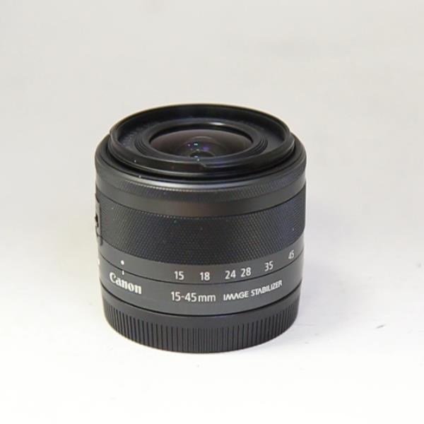 Used Canon EF-M 15-45mm f/3.5-6.3 IS STM Zoom Lens Graphite