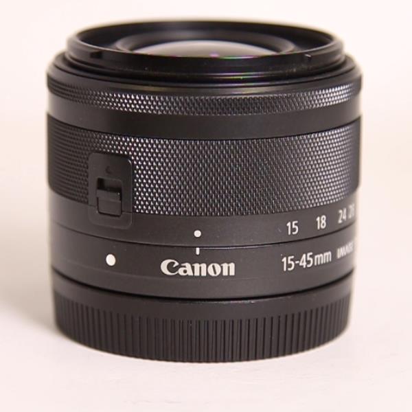 Used Canon EF-M 15-45mm f/3.5-6.3 IS STM Zoom Lens Graphite