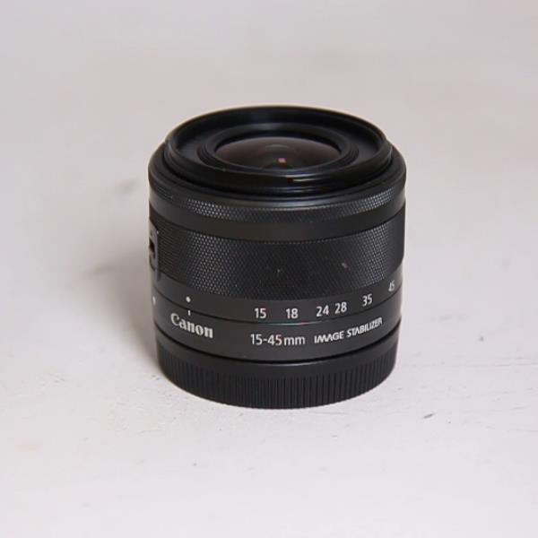 Used Canon EF-M 15-45mm f/3.5-6.3 IS STM Zoom Lens Graphite