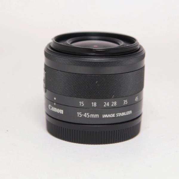Used Canon EF-M 15-45mm f/3.5-6.3 IS STM Zoom Lens Graphite